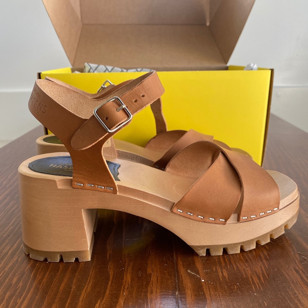 Swedish Hasbeens Chunky Cross Sandal